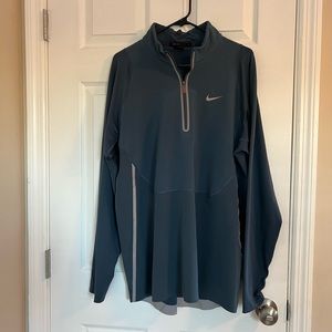 Men’s Nike Tiger Wood Collection pullover, size large, gray blue